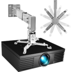 WALI Projector Ceiling Mount, metallic Size 75-150CM