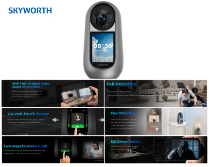 Skworth a50 smart camera screen touch