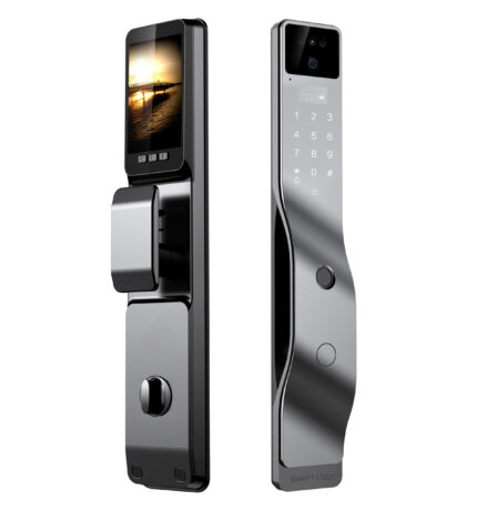 3d face recognition fingerprint keyless entry smart front door lock with camera wifi ES274D