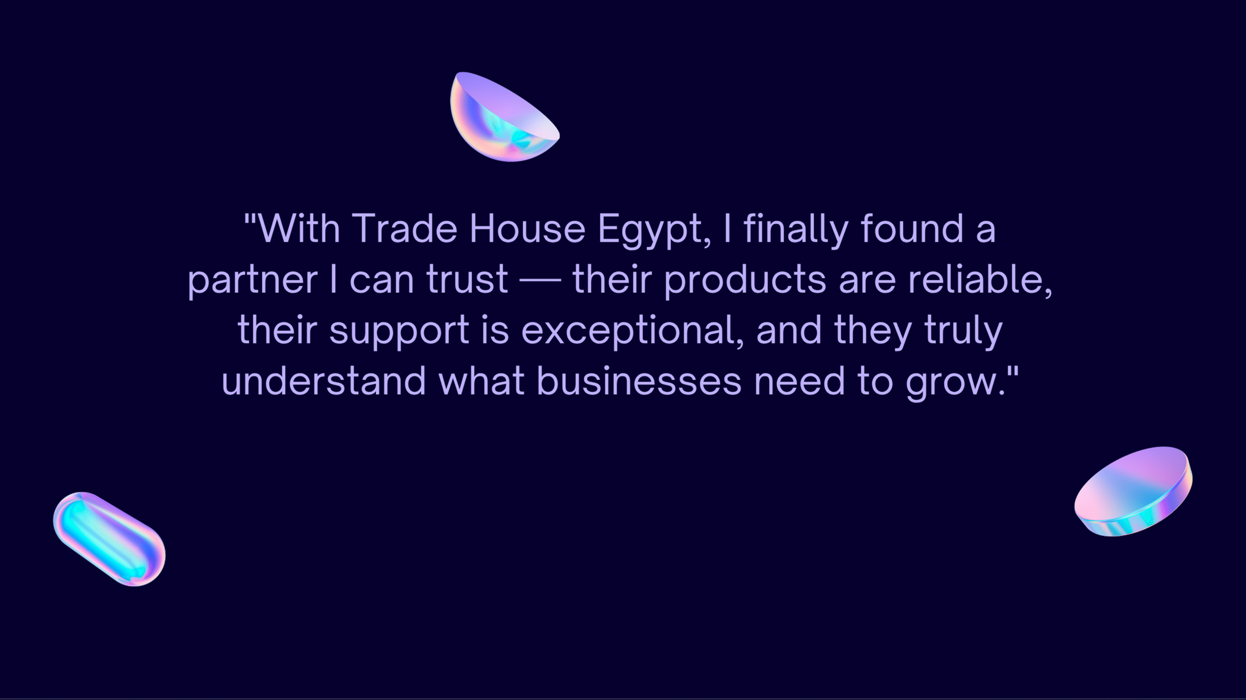 Quote about trade house